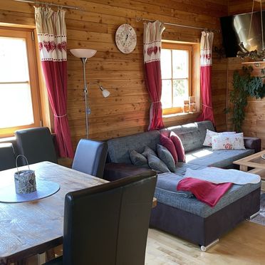Wohn-Essbereich, Ferienhaus Mörthandrä, Hirschegg, Steiermark, Österreich