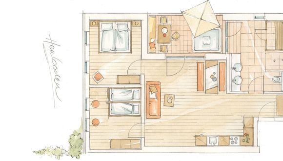 Ferienwohnung Heuboden Zimmerbild #10