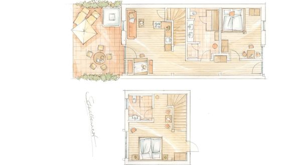 Ferienwohnung Schwalbennest Zimmerbild #11
