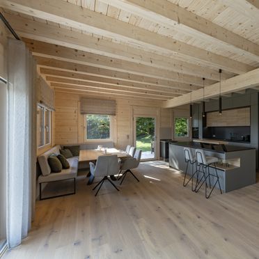 offene Wohnküche, Chalet Kremstalblick, Neuhofen an der Krems, Oberösterreich, Österreich