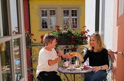Bio Boutique Hotel Barbara: Frühstück auf Terrasse - Barbara Bio Boutique Hotel, Freiburg im Breisgau, Schwarzwald, Baden-Württemberg, Deutschland