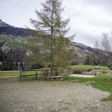 Garden with a view, Chasa Chaposch, Tarasp, Grisons, Switzerland