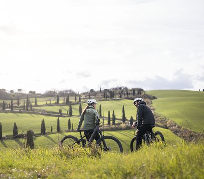 ADLER Thermae : Biken in den Hügeln der Toskana