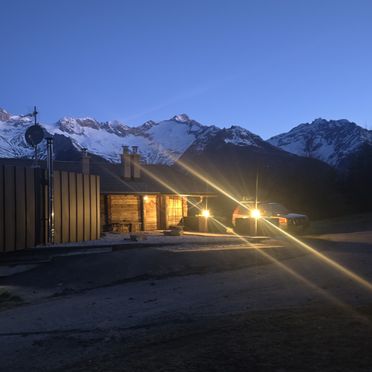 Nachtstimmung, Obersteinerhof-Hütte Atelier, Luttach, Trentino-Südtirol, Italien