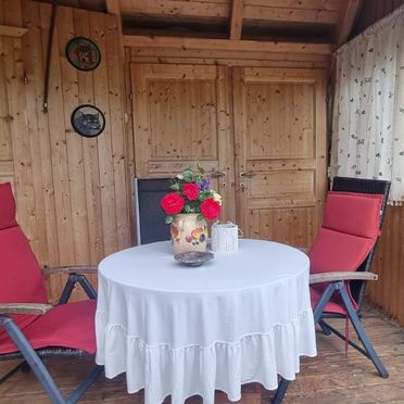 Terrasse, Waldmelodie Hütte, Wiel, Steiermark, Österreich