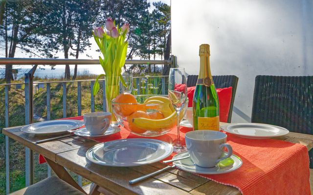 Balkon mit Meerblick