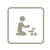 Hotel with child care Icon